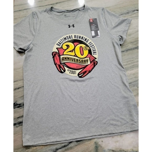 Under Armour Women's Baltimore Running Festival T Shirt Large - Picture 2 of 5